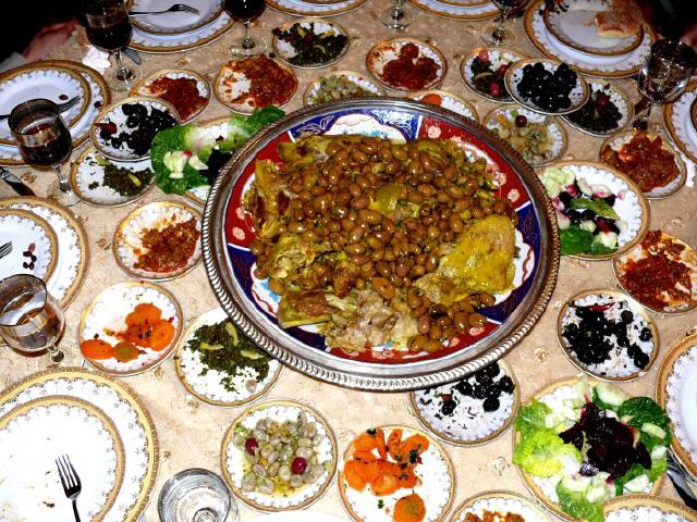 Marokkanische Mahlzeit