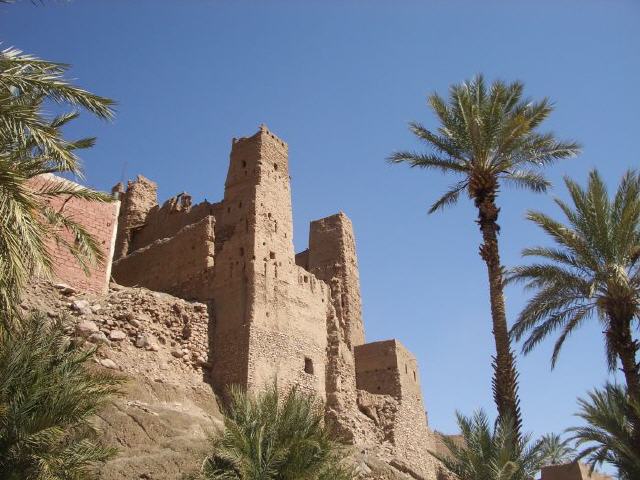 Marokko - Kasbah im Draa-Tal